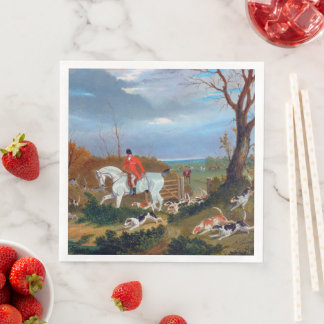 The Suffolk Hunt 1833 Rävjakt Pappersservett