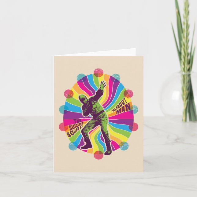 The Suicide Squad | Polka-Dot Man Psychedelic Anteckningskort (Framsida)