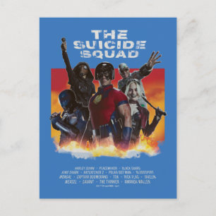 The Suicide Squad Retro-stil filmplansch Vykort