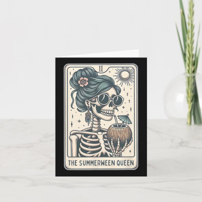 The Summerween Queen Tarotkort  Kort (Framsida)