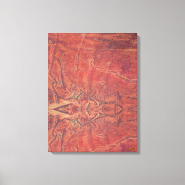 The Sun Stretched Canvas Print (Framsida)