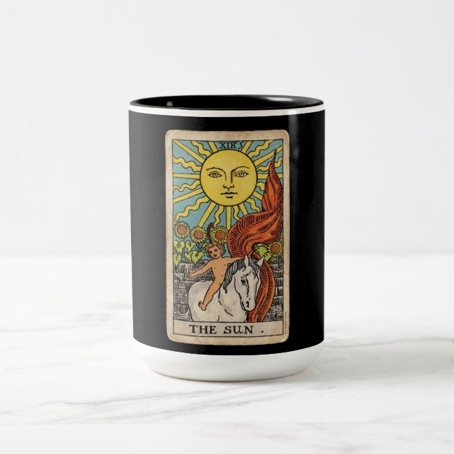 The Sun Tarot Två-Tonad Mugg (Center)