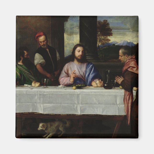 The Supper at at Emmaus, 1535 Magnet (Framsidan)