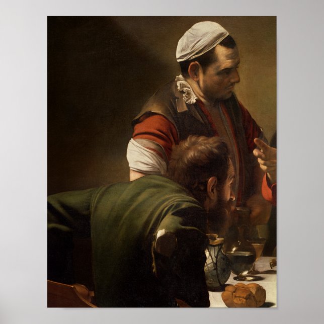 The Supper at at Emmaus, 1601 Poster (Framsidan)