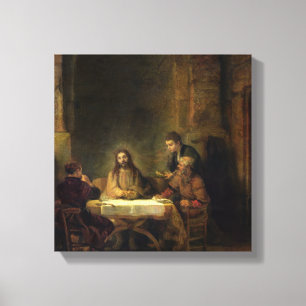 The Supper at at Emmaus, 1648 Canvastryck