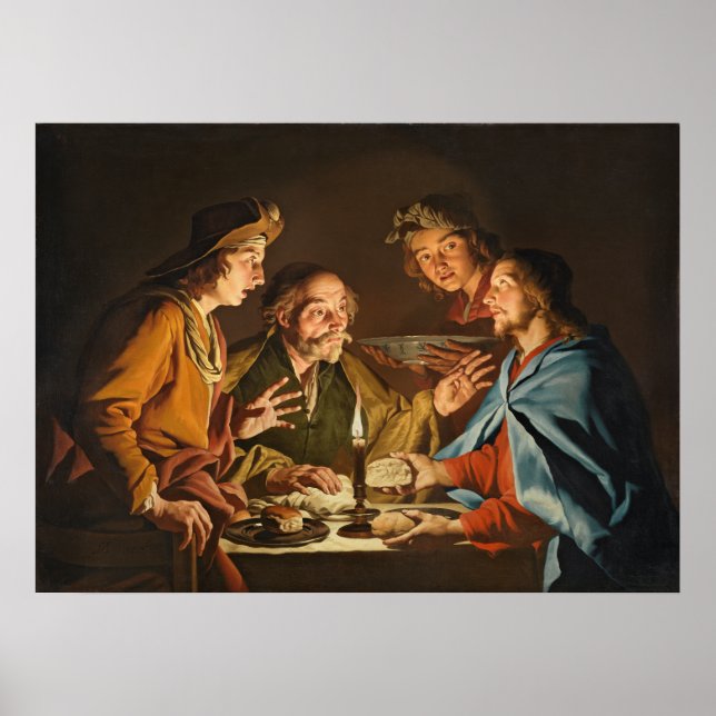 "The Supper at at Emmaus" Poster (Framsidan)