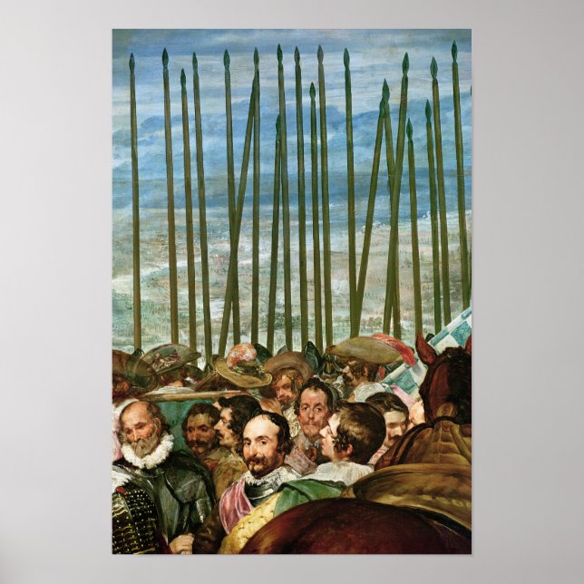 The Surrender of Breda, detaljer om soldater Poster (Framsidan)