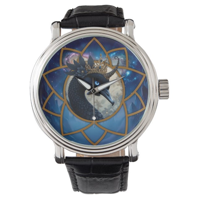 The Swan Who Guards the Moon.   Armbandsur (Framsida)