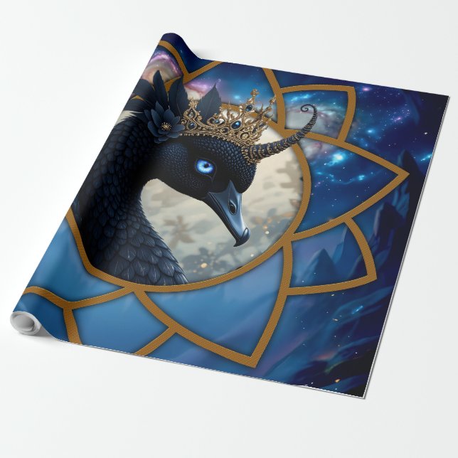 The Swan Who Guards the Moon.   Presentpapper (Utrullad)