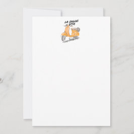 THE SWEET LIFE MOTORCYCLE Invitation Inbjudningar
