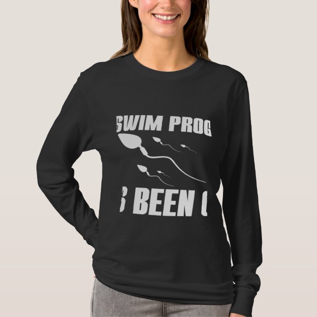 The Swim Program Has Been Cut T Shirt (Framsida)