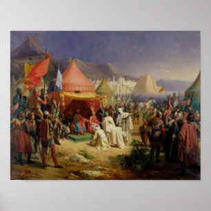 The take of Tripoli, 1102, 1842 Poster