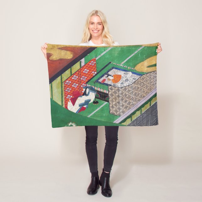 The Tale of Genji, Tawaraya Sotatsu Fleecefilt (På plats)