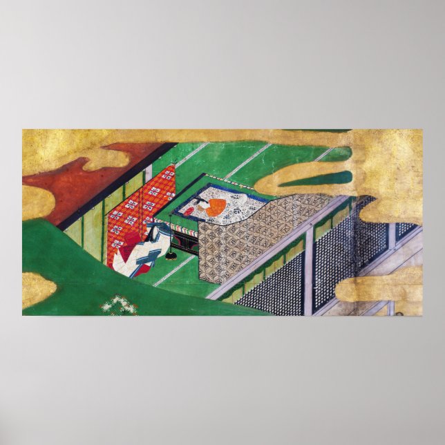 The Tale of Genji, Tawaraya Sotatsu Poster (Framsidan)