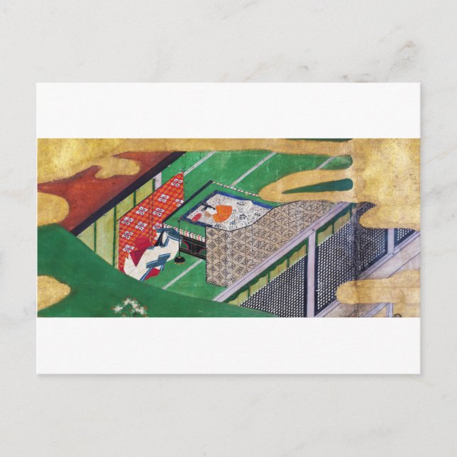 The Tale of Genji, Tawaraya Sotatsu Vykort (Framsida)