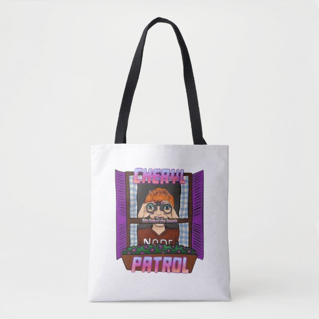 The Talk of the Townie: Cheryl Patrol Tote Tygkasse (Framsida)