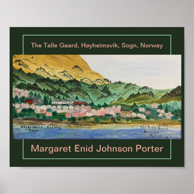 The Talle Gaard (Talla Farm) '78 MEJP Fine Art Poster (Framsidan)