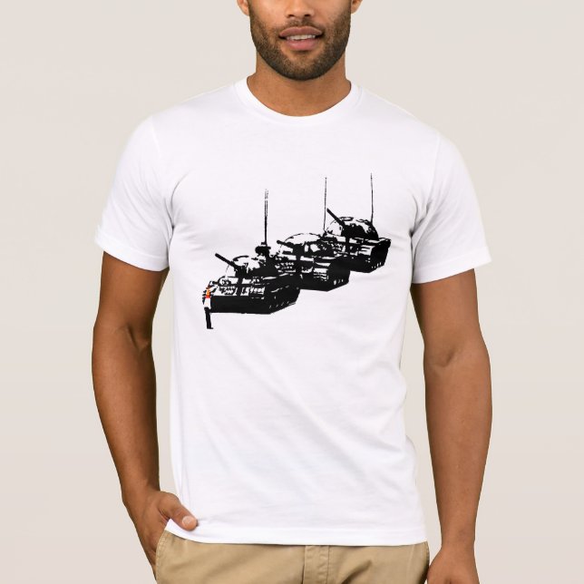 THE TANK MAN (TRAFIC CONE) TEE SHIRT (Framsida)