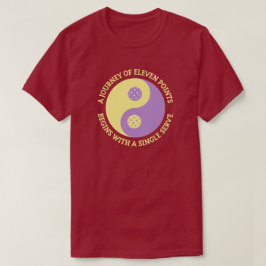 The Tao of Pickleball | Rolig Yin Yang Pickleball T Shirt