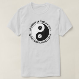 The Tao of Pickleball | Rolig Yin Yang Pickleball T Shirt