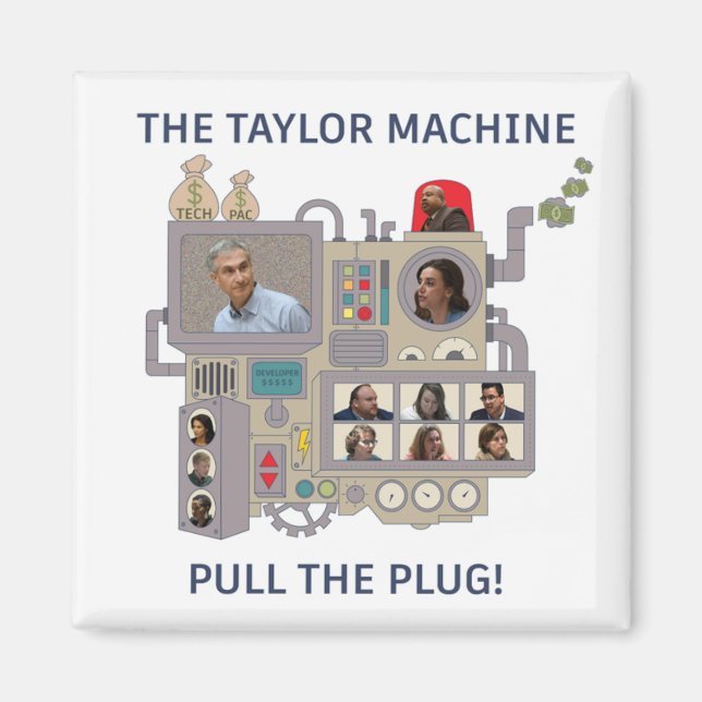 The Taylor Machine Magnet (Framsidan)