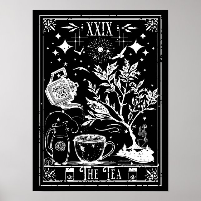 The Tea Tarot-kortet Poster (Framsidan)