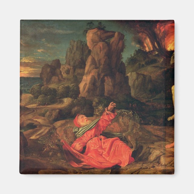 The Temptation of St. Anthony, 1530 Magnet (Framsidan)
