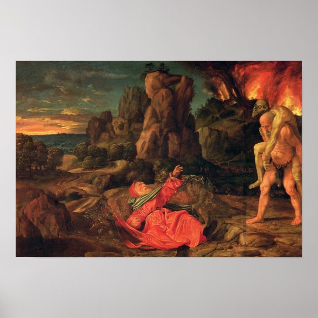The Temptation of St. Anthony, 1530 Poster (Framsidan)