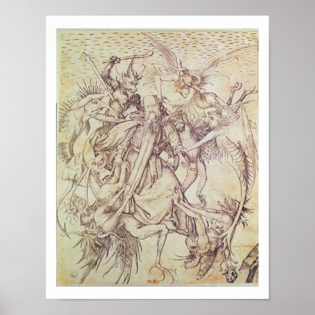 The Temptation of St. Anthony (engrave) Poster (Framsidan)
