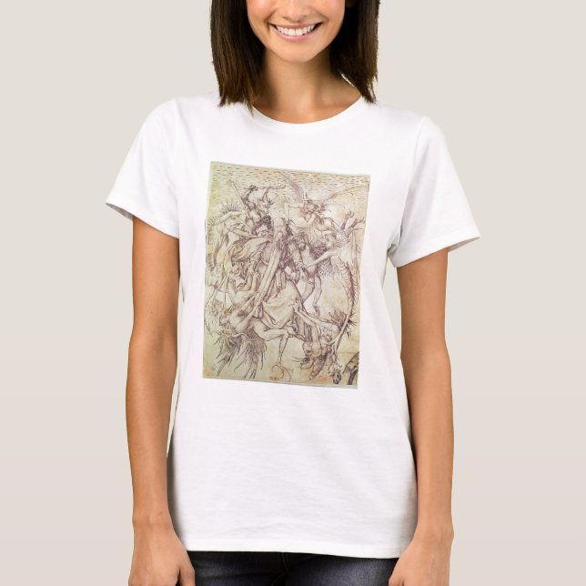 The Temptation of St. Anthony (engrave) Tee Shirt (Framsida)