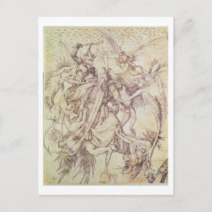 The Temptation of St. Anthony (engrave) Vykort