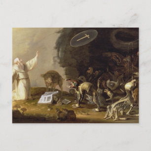 The Temptation of St. Anthony (panel) Vykort
