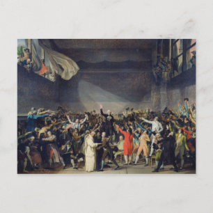 The Tennis Court Oath, 20 juni 1789, 1791 Vykort
