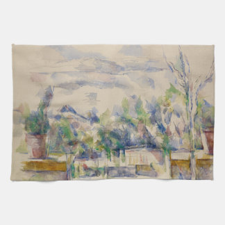 The Terrace at the Garden at Les Lauves, Cezanne Kökshandduk