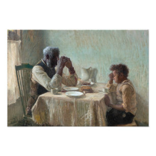 "The Thankful Poor", 1894 av Henry Ossawa Tanner Fototryck