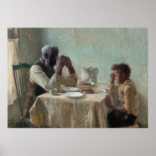 "The Thankful Poor", 1894 av Henry Ossawa Tanner Poster