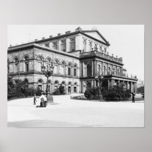 The Theater in Hannover, 1910 Poster