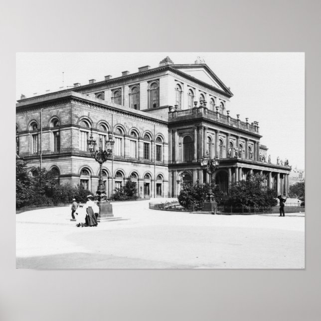 The Theater in Hannover, 1910 Poster (Framsidan)