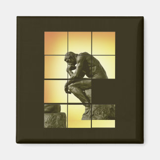 The Thinker, image skjutpussel-spelet, Le Penseur Magnet