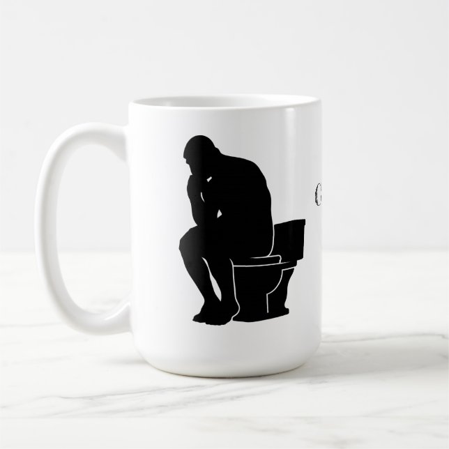 The Thinker on the Throne Kaffemugg (Vänster)