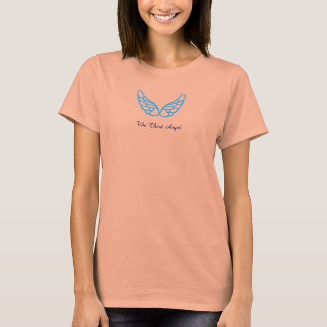 The Third Angel Tank T-Shirt (Caroline's Wings) (Framsida)