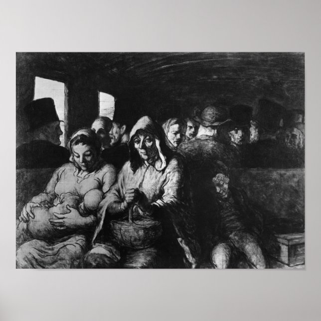 The Third Class Carriage, c.1862-64 Poster (Framsidan)
