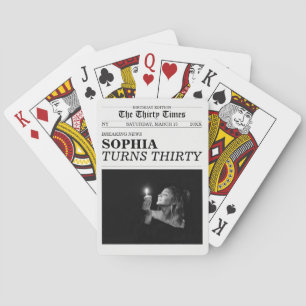 The Thirty Times Newspaper 30-årsfest Casinokort
