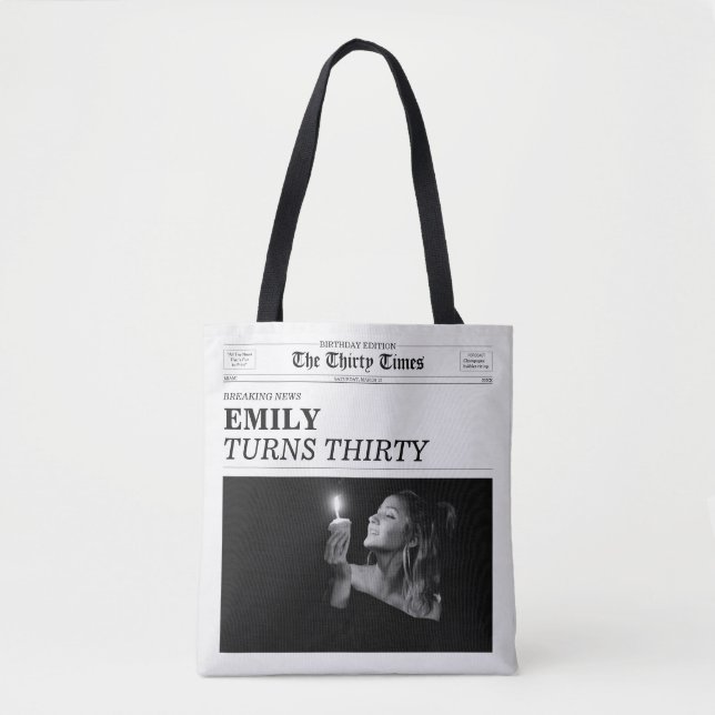 The Thirty Times Newspaper 30-årsfirande Tygkasse (Framsida)