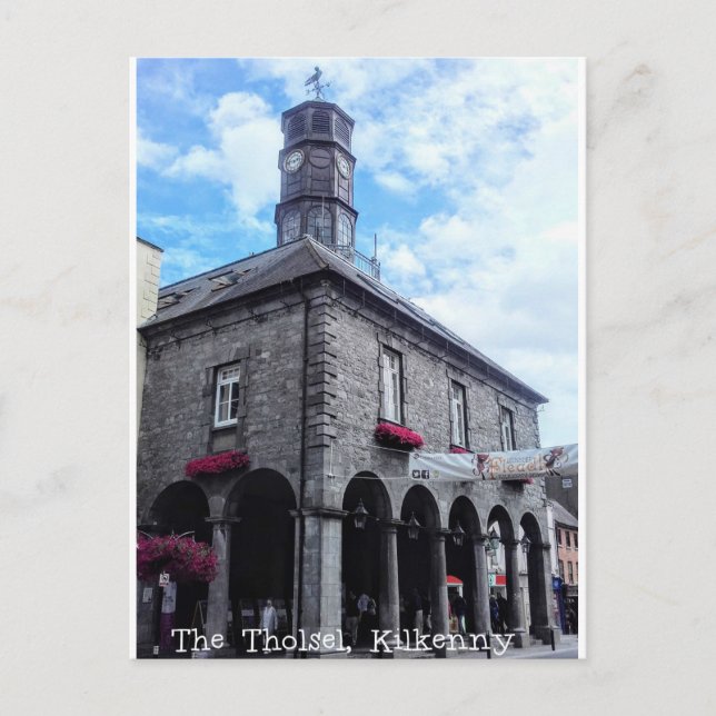 The Tholsel, Kilkenny, Irland, Vykort (Framsida)