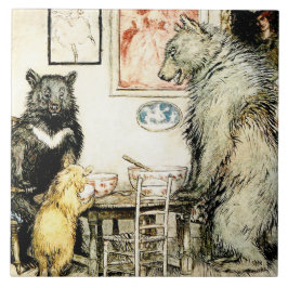 "The Three Bears" av Arthur Rackham Kakelplatta