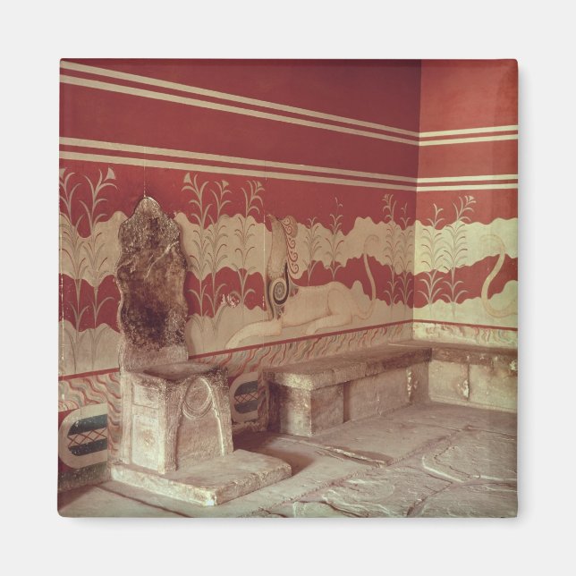 The Throne Room of Minos, 1500-1400 BC Magnet (Framsidan)