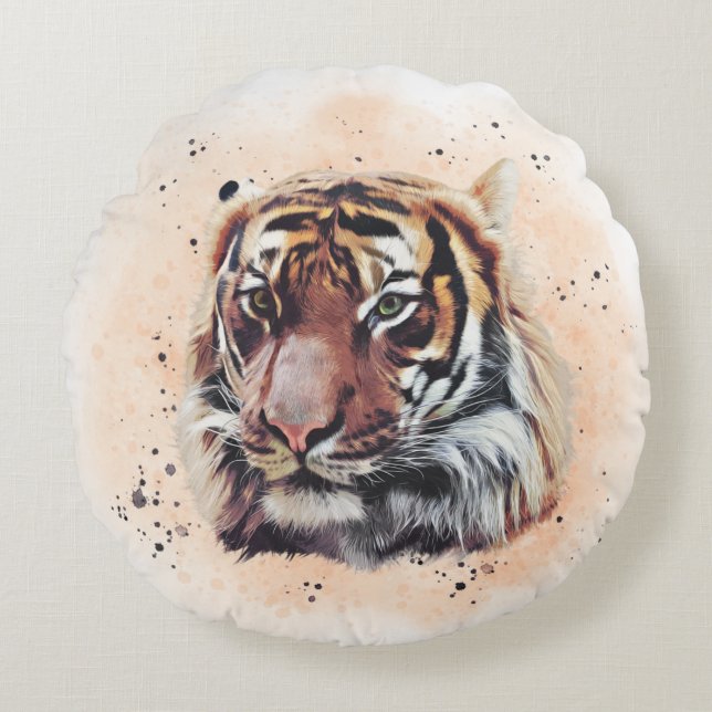 The Tiger Rund Kudde (Framsidan)
