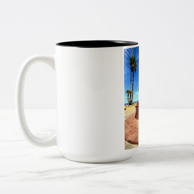 The Tile Fountain Mug Två-Tonad Mugg (Vänster)