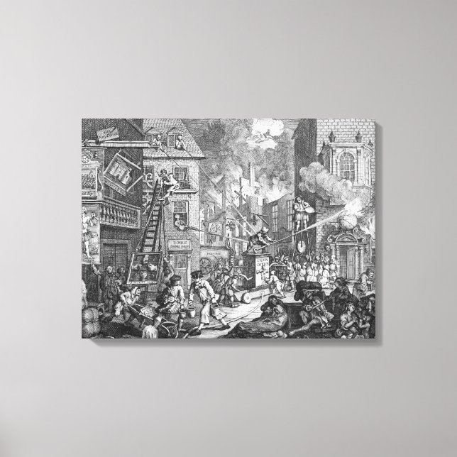 The Times, Plate I, 1762 Canvastryck (Framsida)